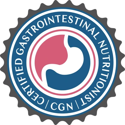 Certified Gastrointestinal Nutritionist (CGN) credential seal